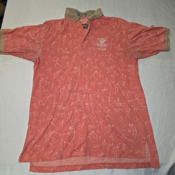 Trimark Other - Vintage  XIII Jeux Pan Am Games Winnipeg '99 Athletes Wear Trimark Polo Shirt M